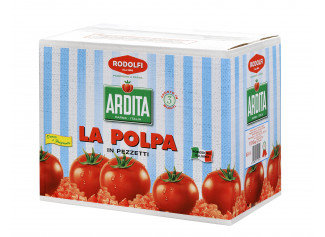 Томаты резанные кубиками La Polpa Ардита (10 кг) BAG BOX 111956001