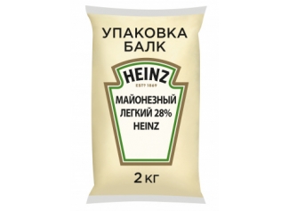 Майонез соус Легкий Хайнц 28% балк 6шт по 2кг