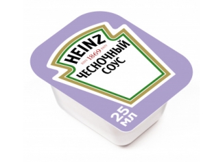 Соус Чесночный Хайнц 25мл | 125шт Соус Чесночный Хайнц 25мл | 125шт