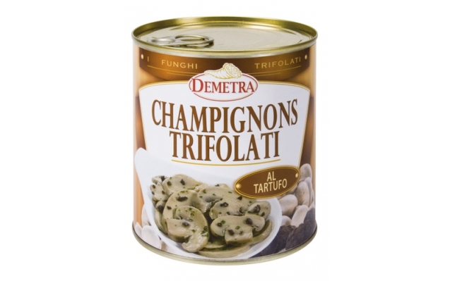 Жаренные шампиньоны с трюфелем Trif al tartufo 800гр 6|1 00975|ta